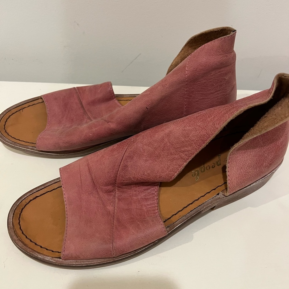 Women’s Size 37 Free People Pink Mont Blanc Sandal